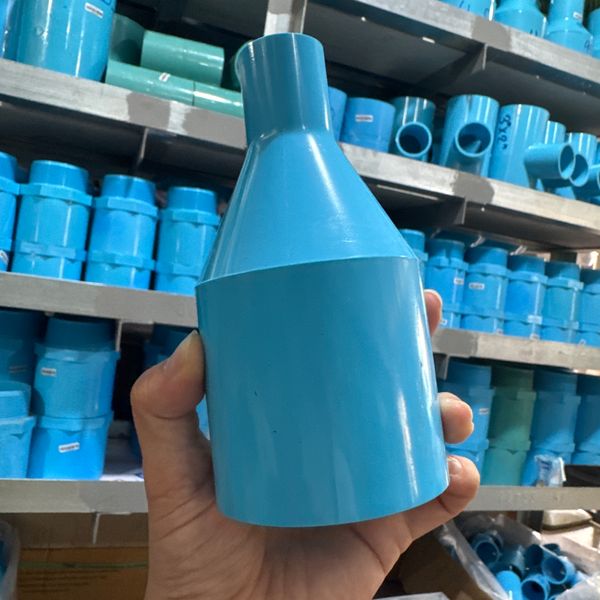 ข้อต่อตรงลด 2-1/2" PVC สีฟ้า หนา
