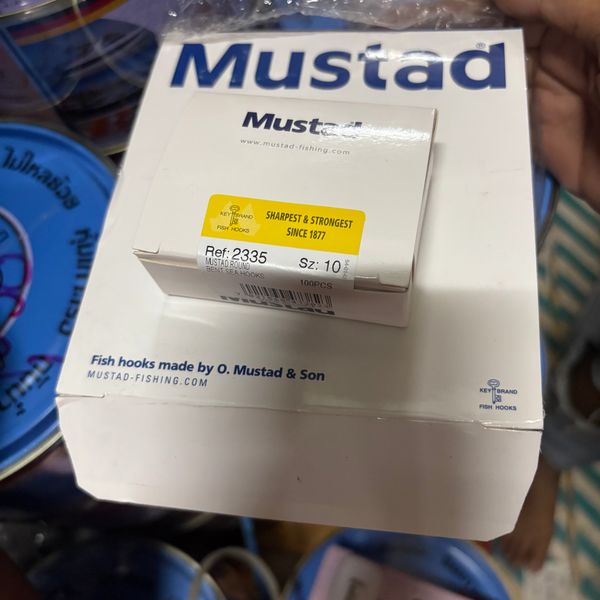 (F) เบ็ด 10 MUSTAD 2335