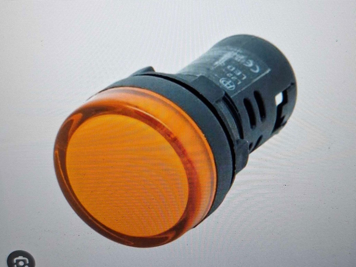 ไฟล็อคแลมป์ 24V สีเหลือง
