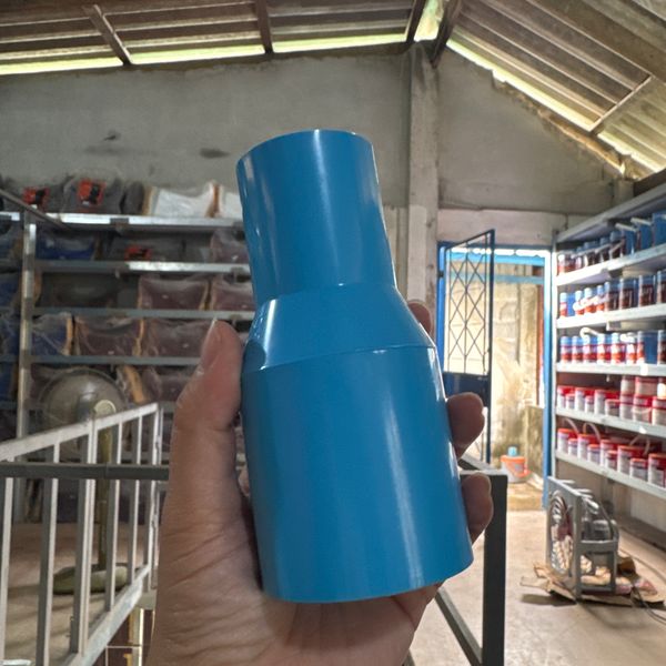 ข้อต่อตรงลด 1.1/2-1" PVC สีฟ้า หนา
