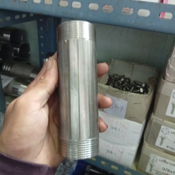 แป๊บเกลียว2ข้าง 1.1/4*6" STL