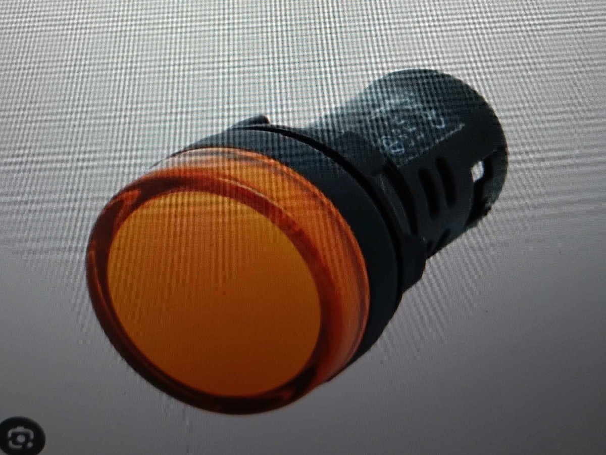 ไฟล็อคแลมป์ 220V สีเหลือง