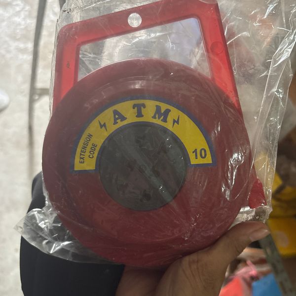 ปลั๊กม้วนสามตา ATM  10 แดง