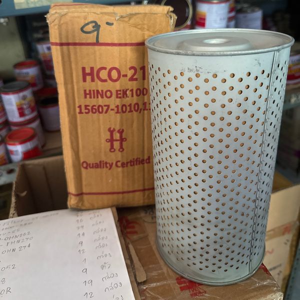 กรองน้ำมัน HINO EK100 HEART HCO-21 (15607-1011)