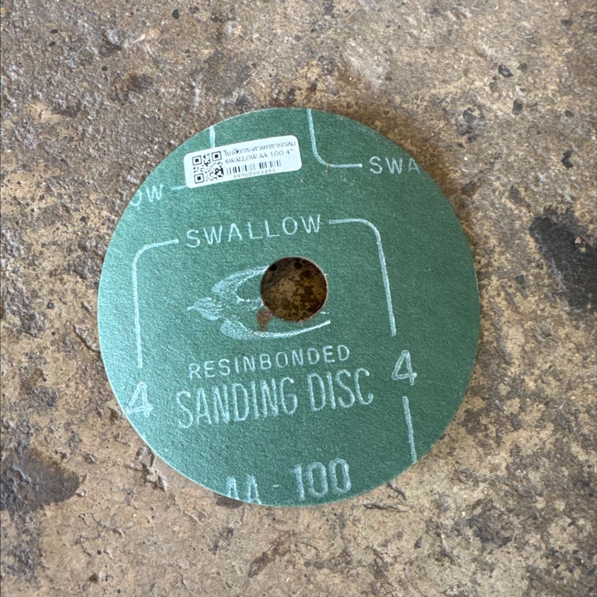 ใบเจียกระดาษทรายกลม 100 4" SWALLOW
