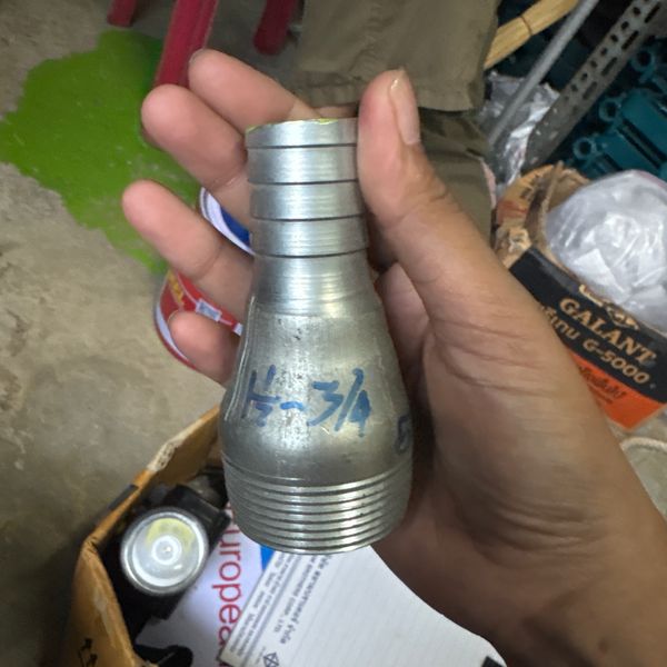 แป๊บสวมยางลด 1.1/2*3/4" เหล็ก