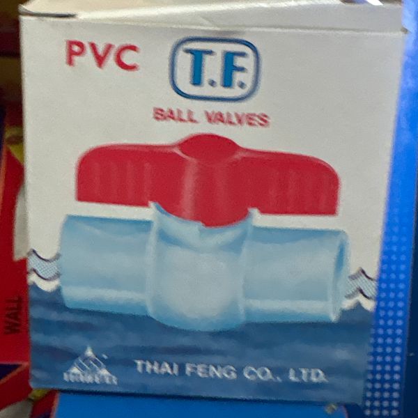บอลวาล์ว PVC 1/2" THAIFENG ( เกลียวใน )