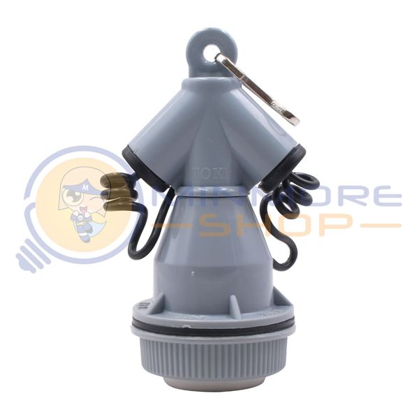ขั้วไฟกันน้ำตุ๊กตา TOWAKI E27 grey