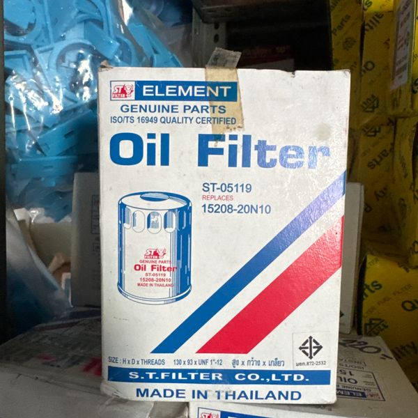 กรองเครื่อง NISSAN ยี่ห้อ ST-FILTER No.15208-20N10