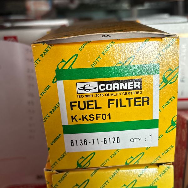 กรองโซล่า KOMATSU  ยี่ห้อ CORNER No.6136-71-6120