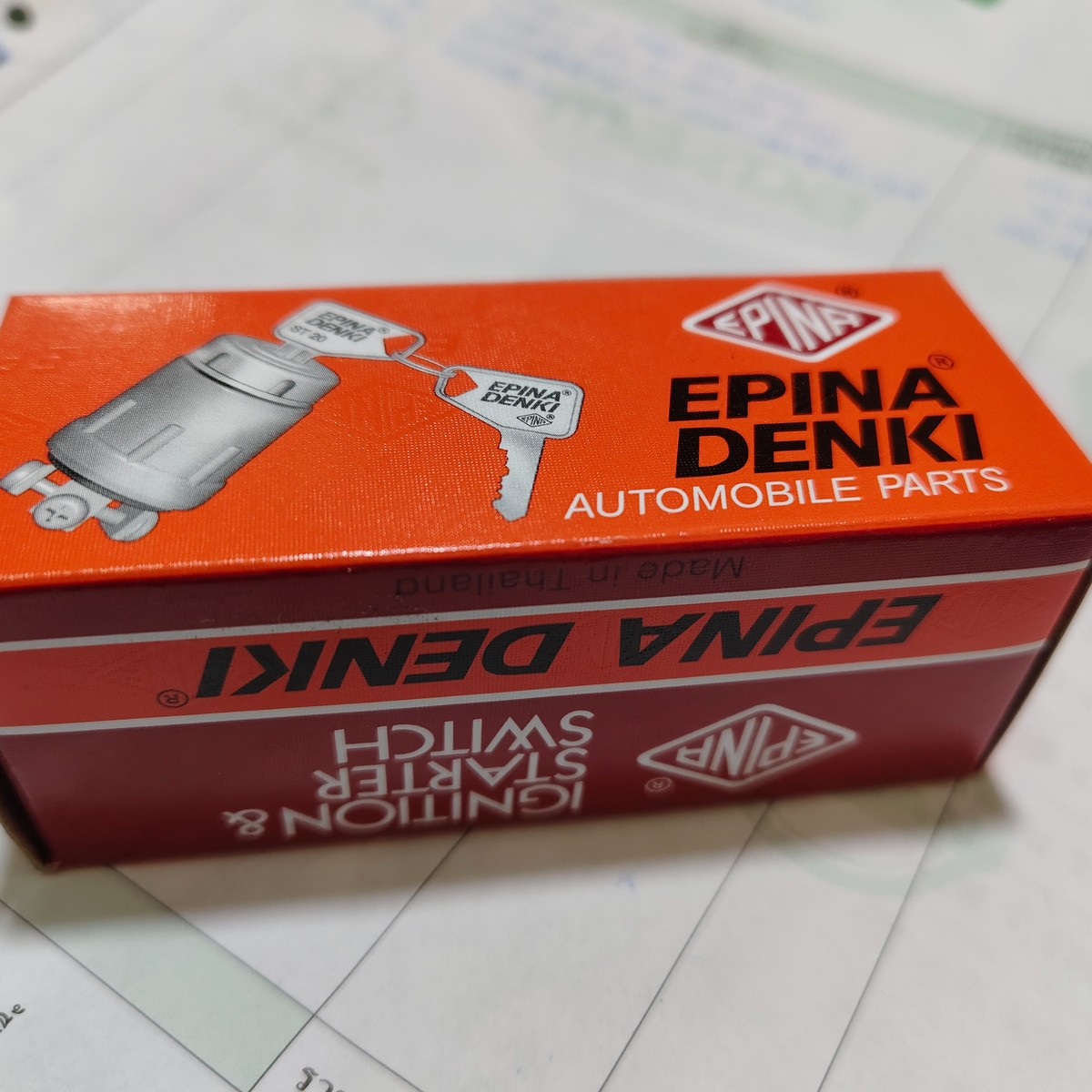 สวิทช์กุญแจ  ยี่ห้อ EPINA Denki (24V.)