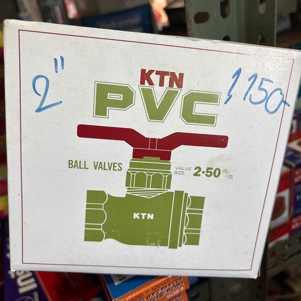 บอลวาล์ว PVC 2" ยี่ห้อ KTN ( เกลียวใน )