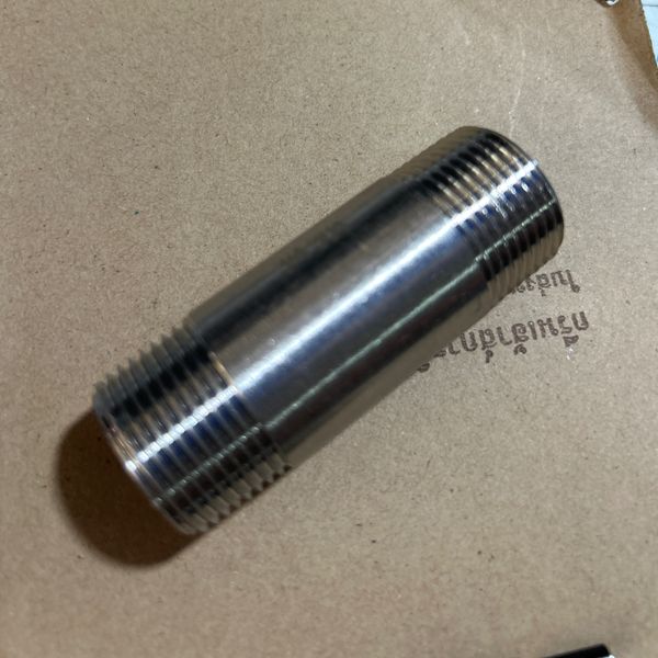 แป๊บเกลียว 2 ข้าง STL304 (3/4*3”)