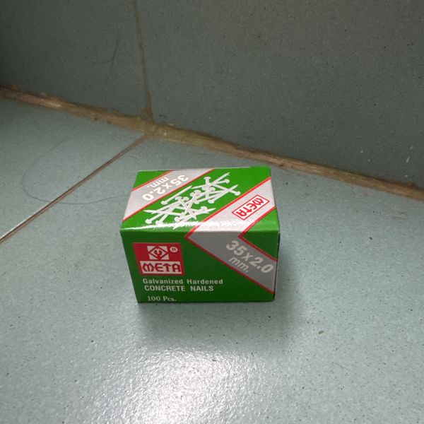 ตะปูยิงคอนกรีตขาว ยี่ห้อ META M35x2.0 mm