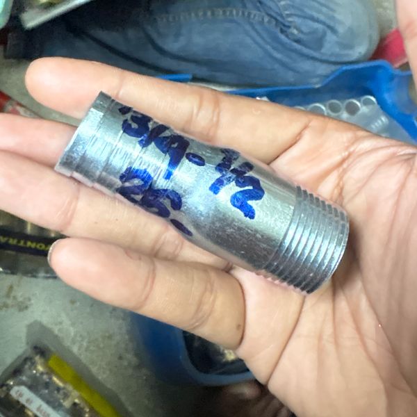 แป๊บสวมยางลด 3/4*1/2" เหล็ก
