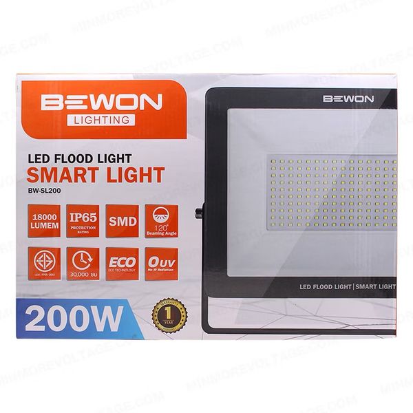 โคมไฟ LED  200w แสงขาว DAYLIGHT BEWON