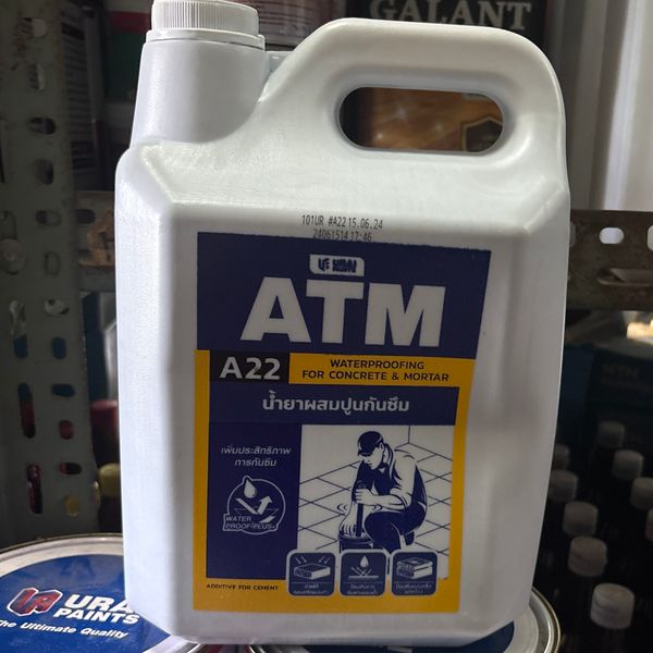น้ำยาผสมปูนกันซึม ATM NO.A22 5L