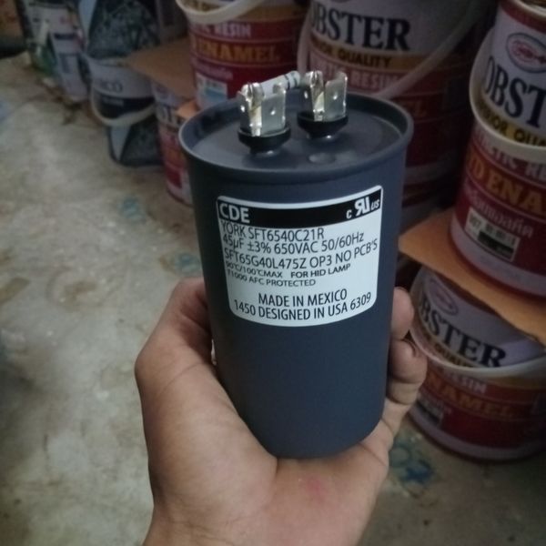 คาปาซิเตอร์ 50/60 Hz 1,500W FURUNO Black