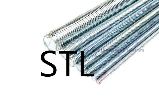 สกรูเมตร 3/8" STL น็อตเกลียวยาว