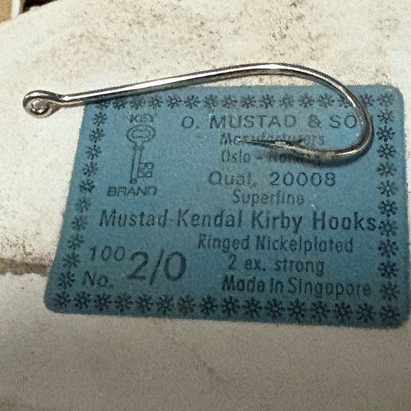 เบ็ด 8 2/0 MUSTAD 2000
