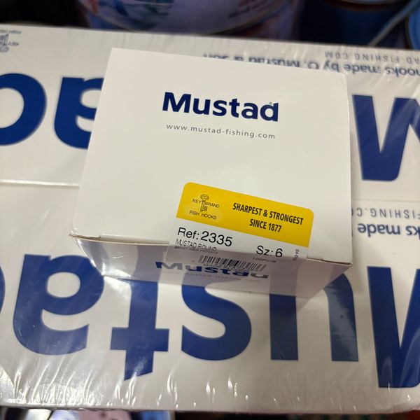 เบ็ด 6 (กล่อง) MUSTAD 2335