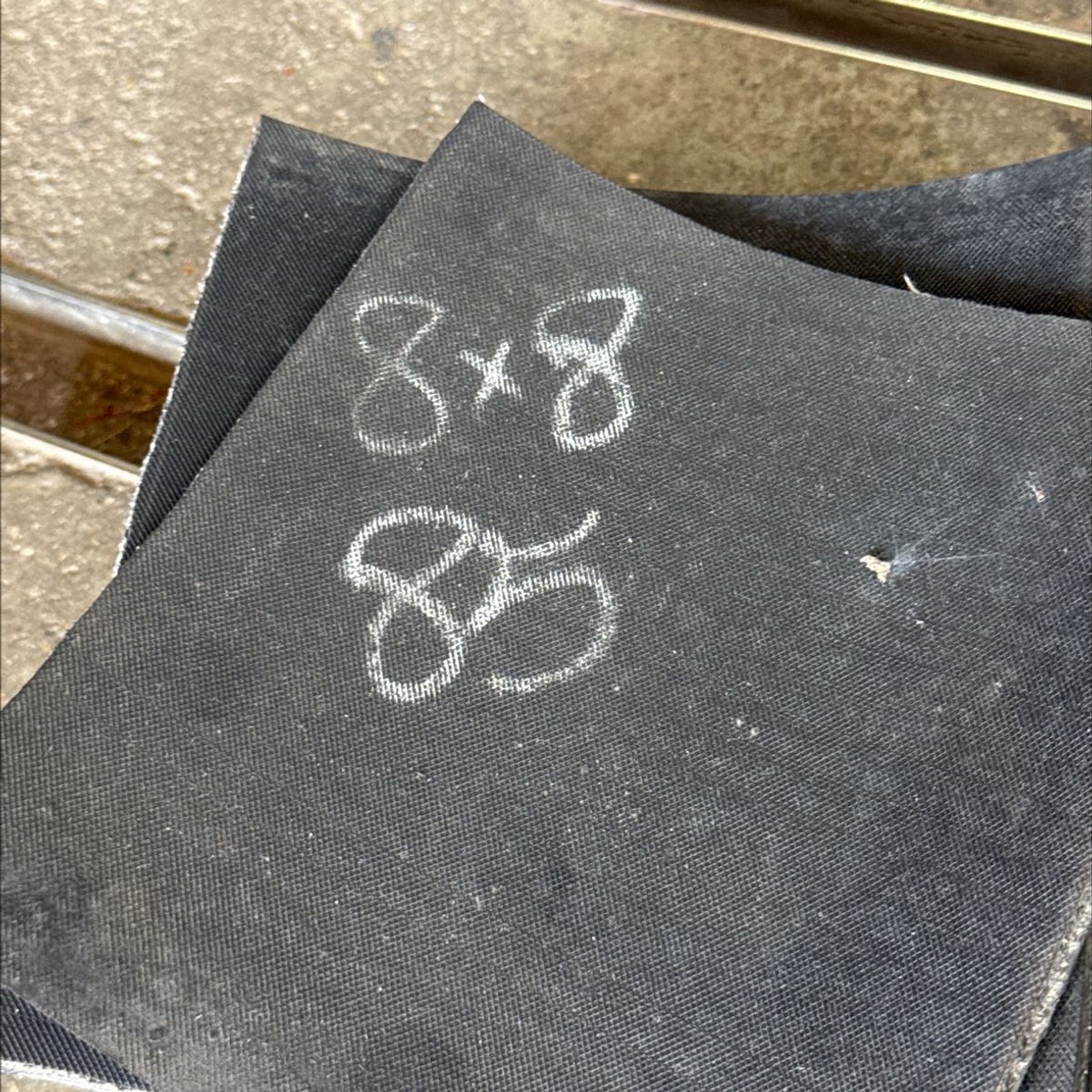 ปะเก็นยาง 8*8" ตัดสำเร็จ (หนา) 5mm