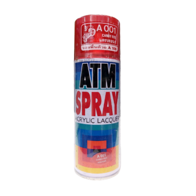 สีสเปรย์ ATM A001 (Candy red)