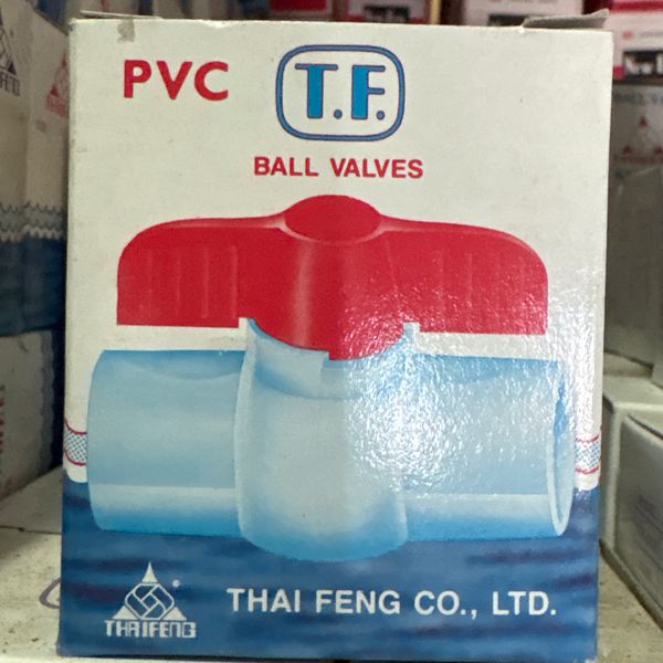 บอลวาล์ว PVC  3/4" THAIFEN ( เกลียวใน )