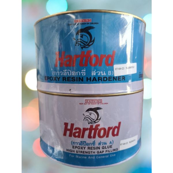 กาวอีพ๊อกซี่ HARTFORD ML010092 A+B 0.8KG