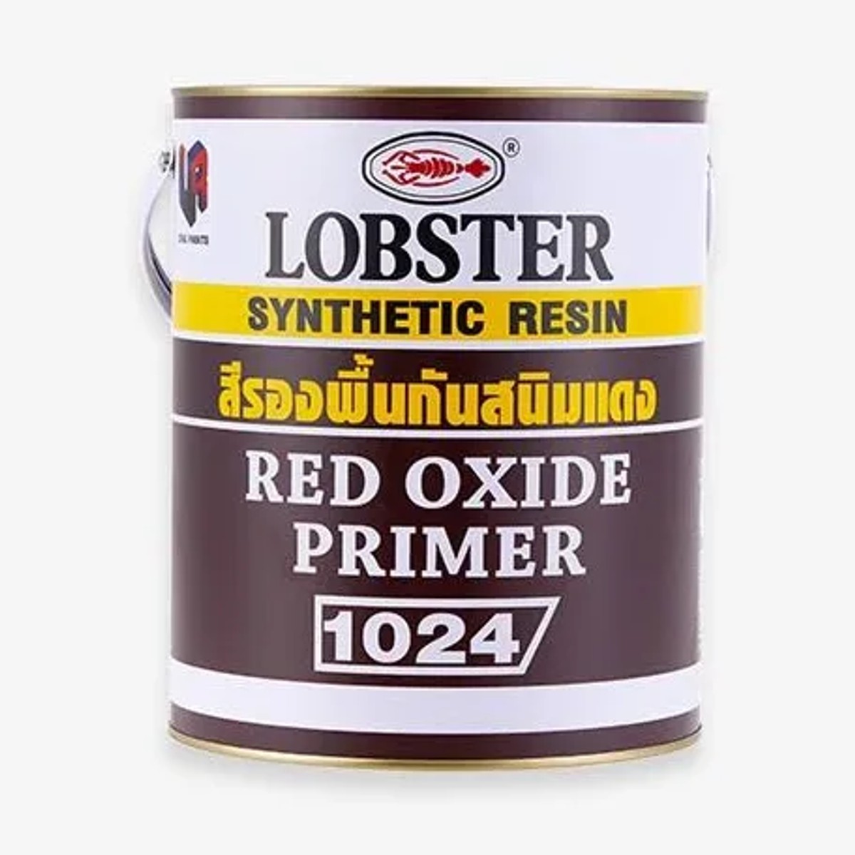 สีรองพื้นกันสนิมแดง ยี่ห้อ LOBSTER No.1024 3.5 L