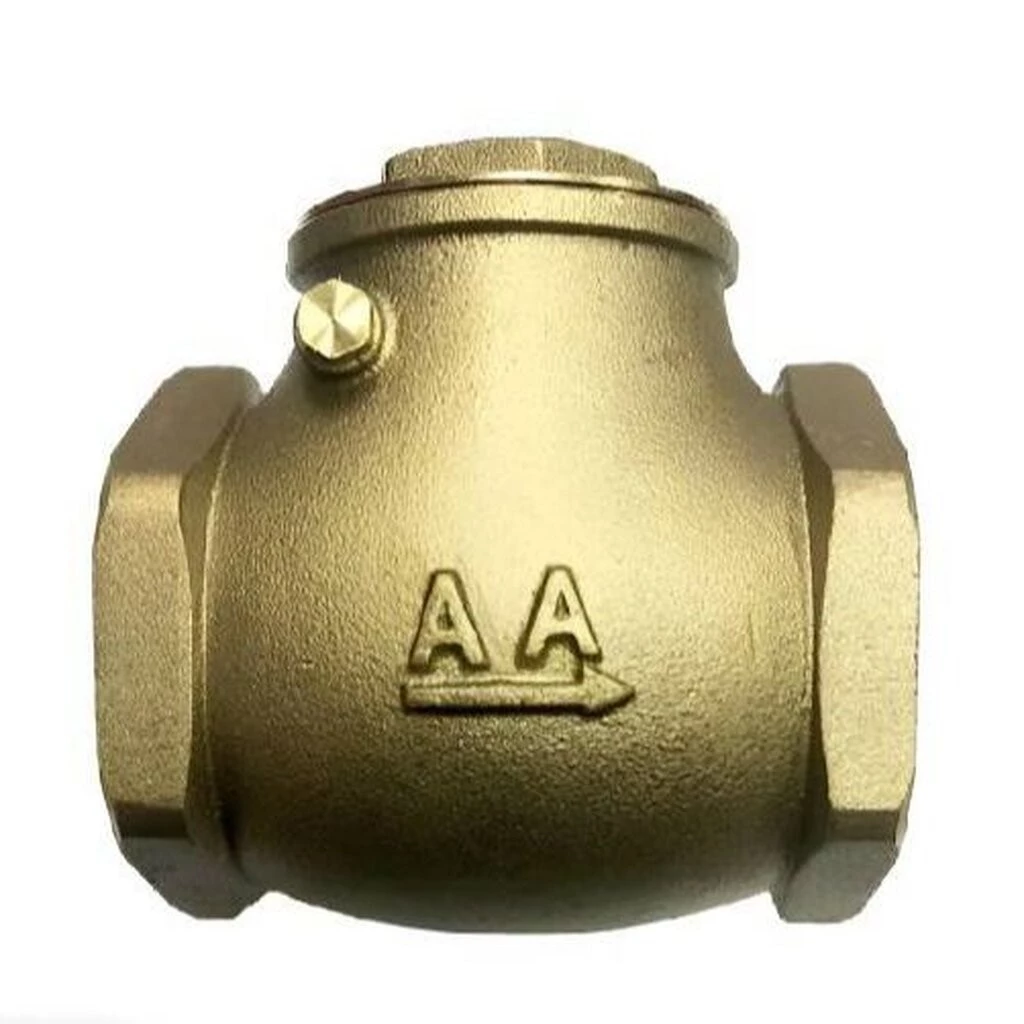 เช็ควาล์ว AA 1.1/2“ เกลียวใน ทองเหลือง กันน้ำกลับ