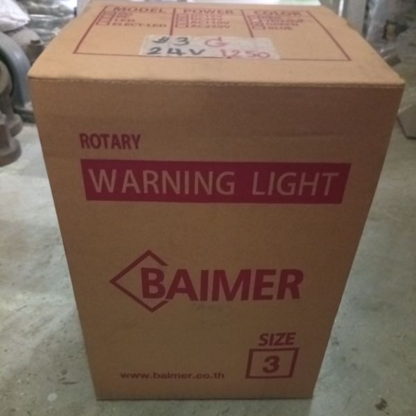 ไฟเรน 3 แดง 24V BAIMER