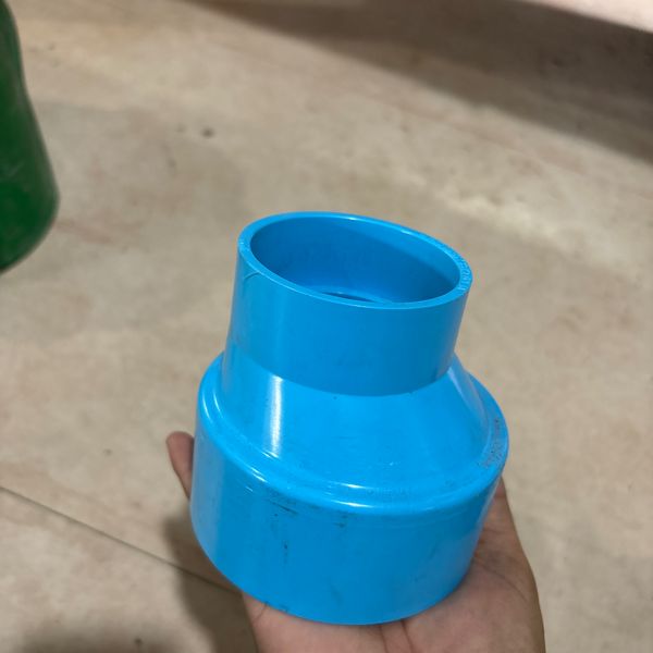 ข้อต่อตรงลด 3-2" PVC สีฟ้า บาง