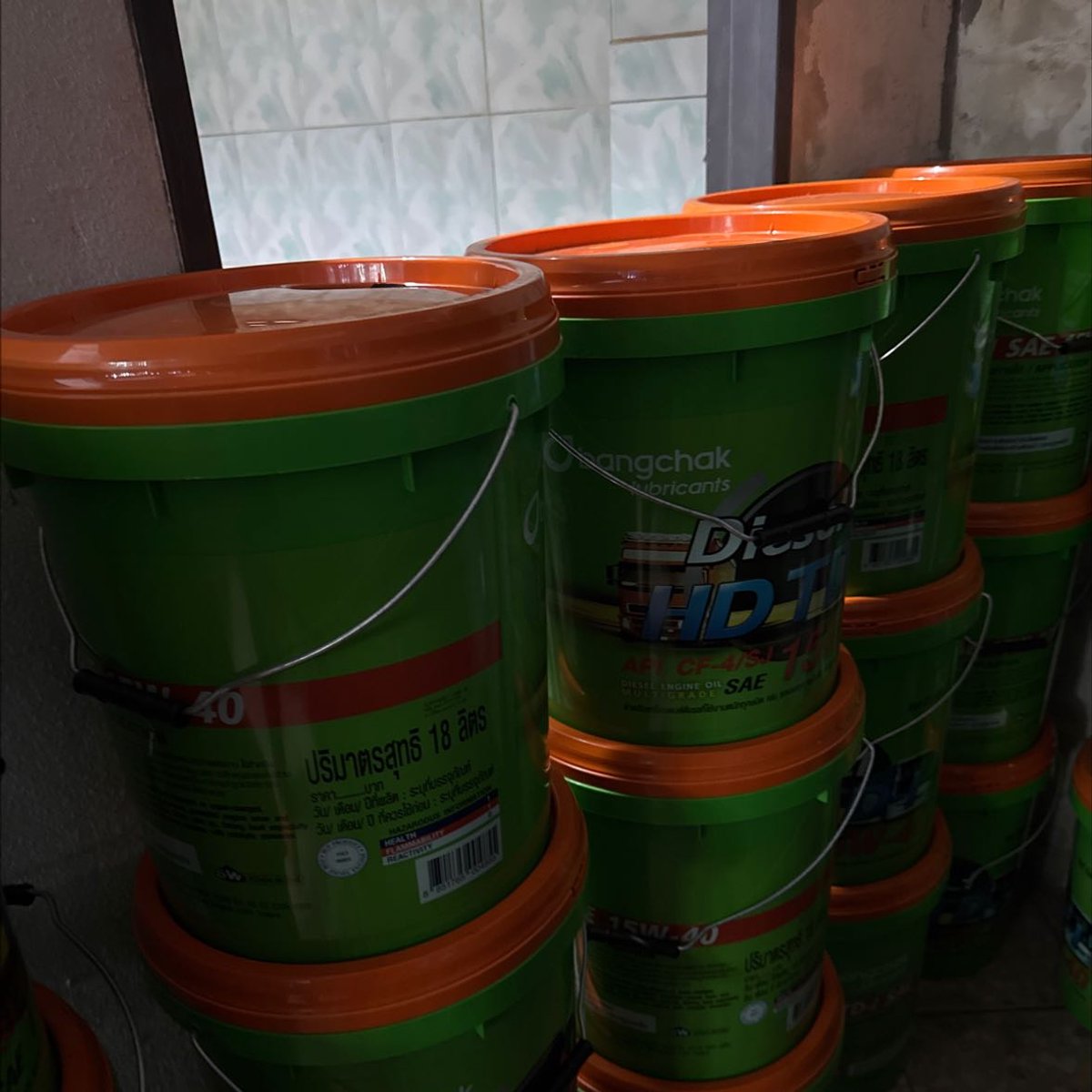 น้ำมันบางจาก 18 L DIESEL TD-1 SAE 15W-40