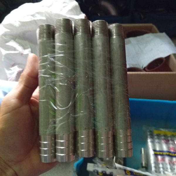 แป๊บสวมยาง 3/4*6" STL