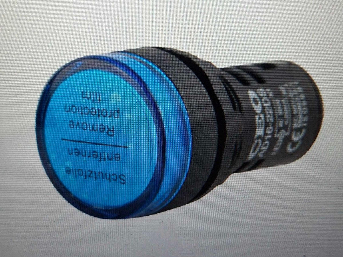ไฟล็อคแลมป์ 24V สีฟ้า