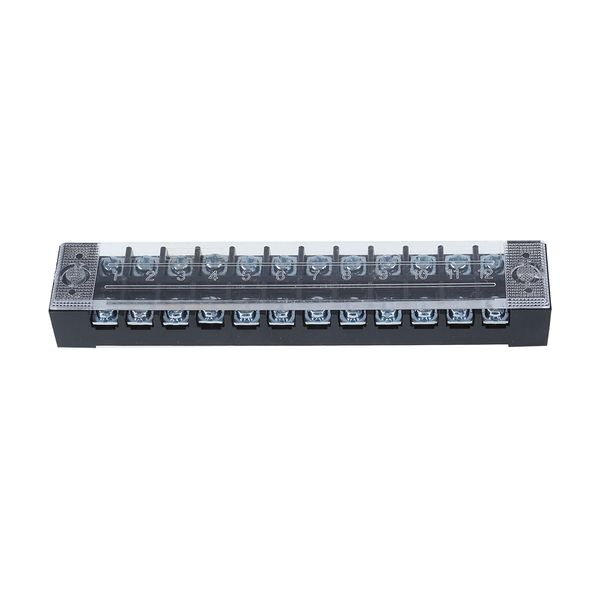 เทอร์มินัลต่อสายไฟ 12 ช่อง 15 A รุ่น TB-1512 2 Pcs/Pack สีดำ-แพ็ค