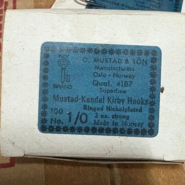 (F) เบ็ด 1/0 MUSTAD 4184