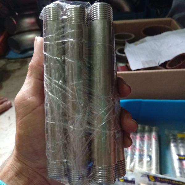 แป๊บเกลียว2ข้าง 1/2*6" STL
