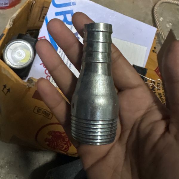 แป๊บสวมยางลด 1*1/2" เหล็ก