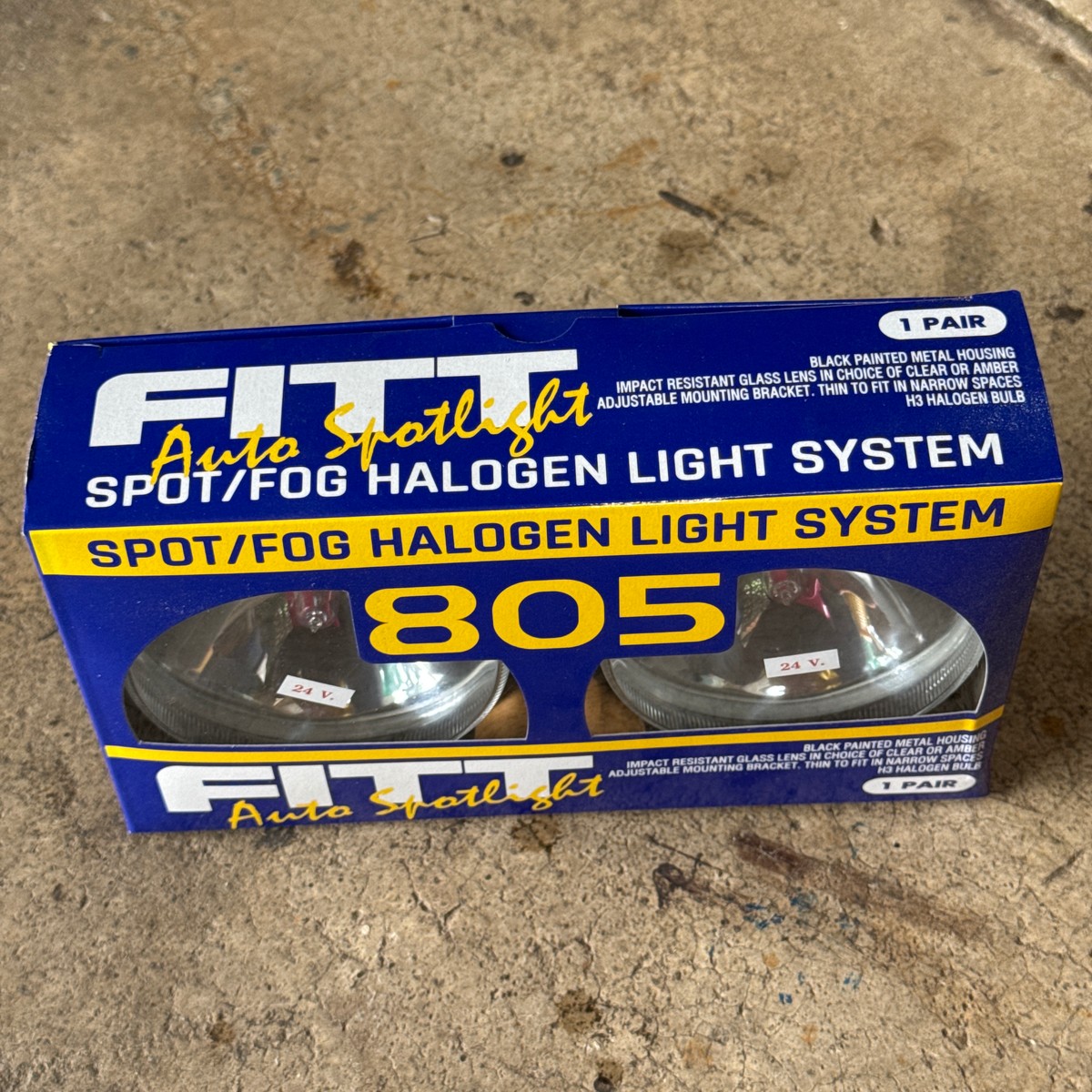 Spotlight H3 27V70W clear FITT