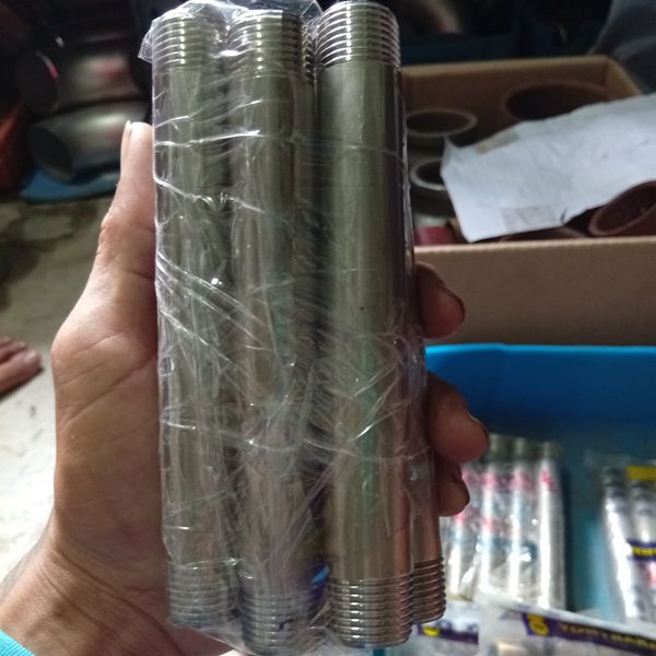 แป๊บเกลียว2ข้าง 3/4*6" STL