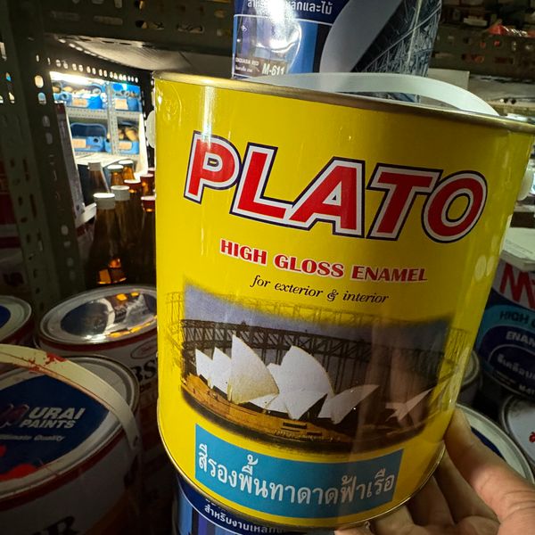 สีรองพื้นดาดฟ้า #617  BLUE PLATO (3.50L)