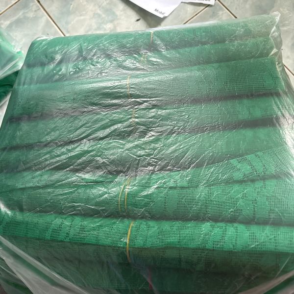 ผ้าแพร สีเขียว ใหญ่