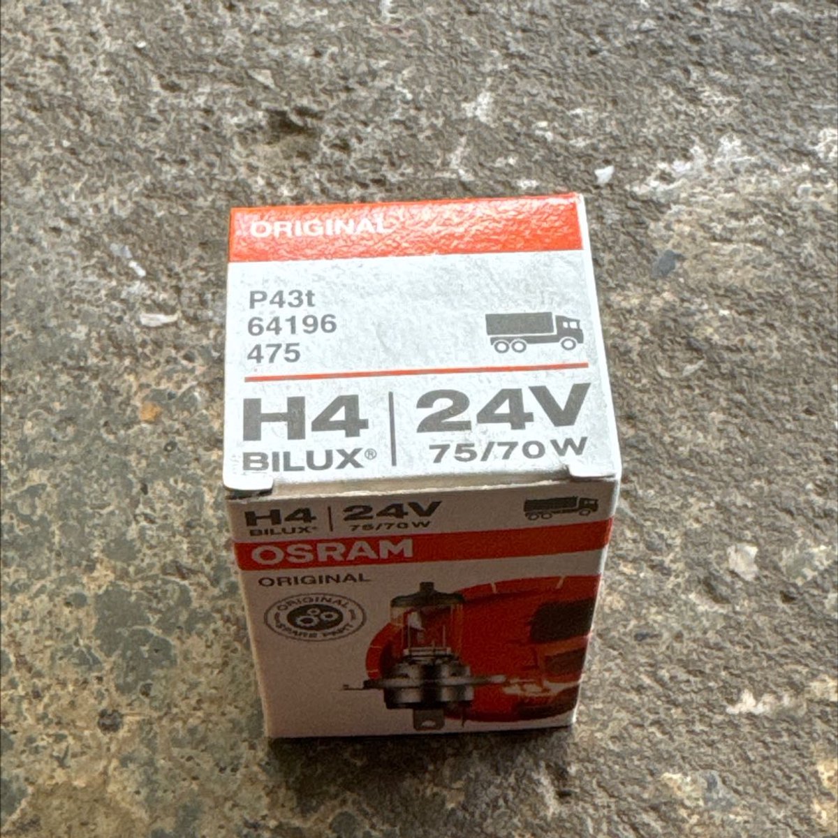 หลอด 24v75/70w H4 OSRAM