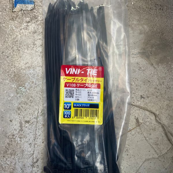 เคเบิ้ลไทร์ สายรัด 10" black
