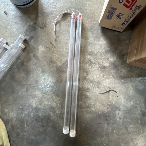 หลอดไฟ LED 12V Green ใส 60cm