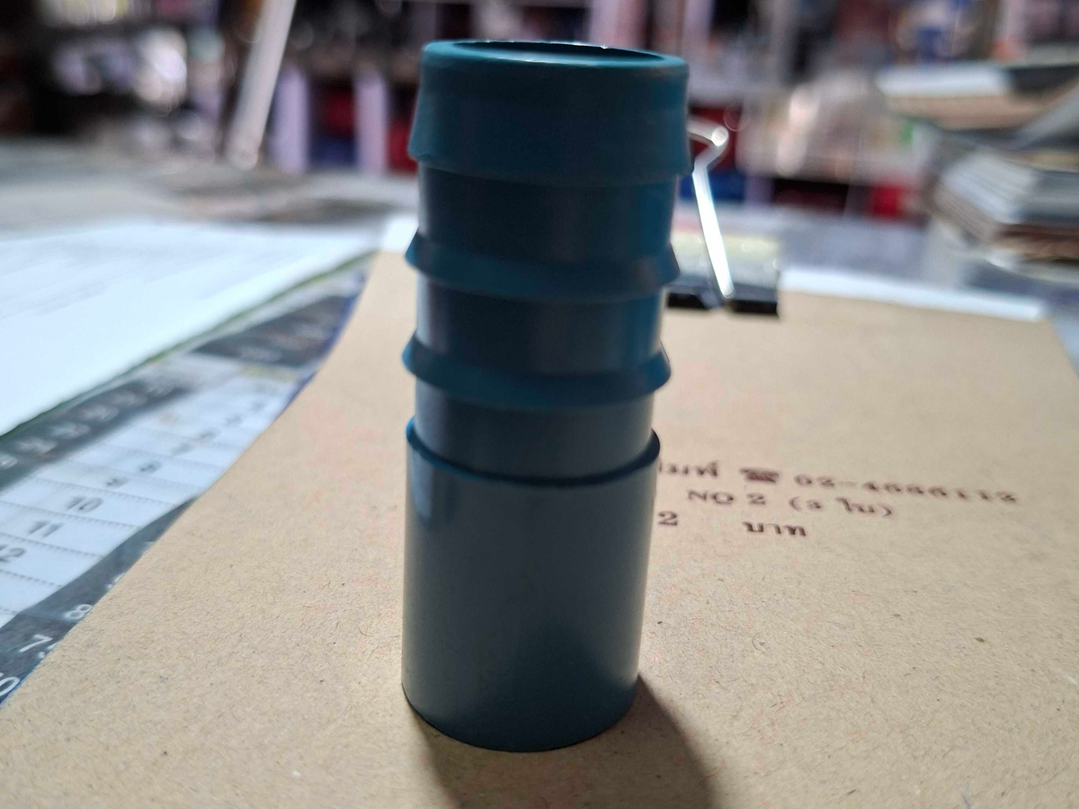 สวมยาง สวมข้อต่อ PVC 1/2