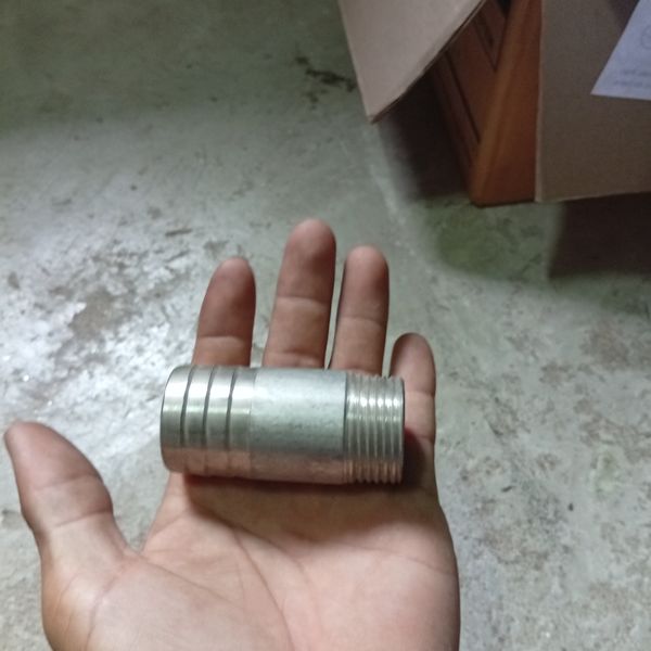 แป๊บสวมยาง 1.1/2*6" STL