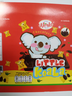 Little World Little Koala ลิตเติ้ลโคอะล่า บิสกิตสอดไส้ กลิ่นช็อกโกแลต 380 g